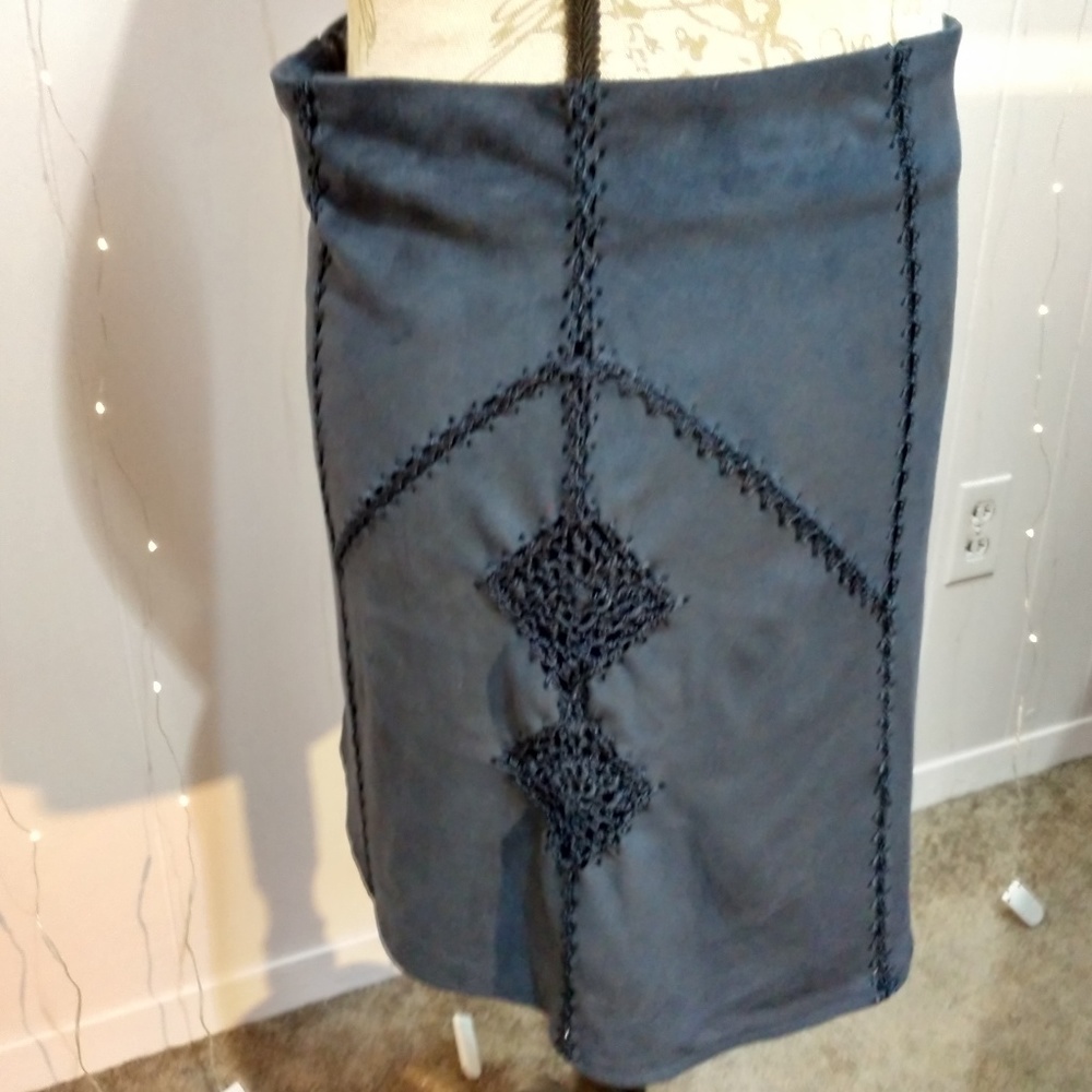 American Rag Suede Skirt - Picture 2 of 5